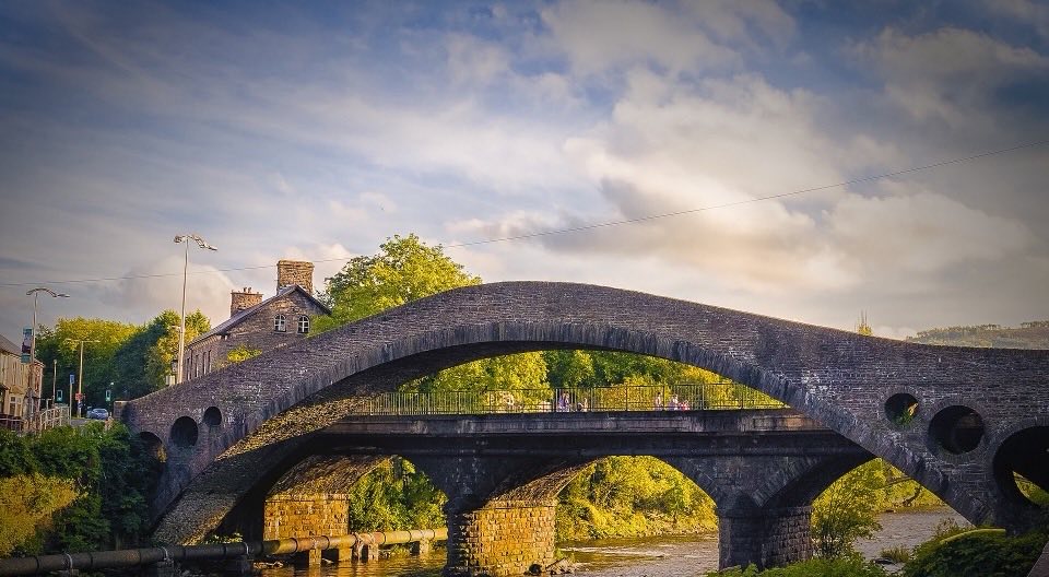 The Old Bridge over the River Taff, Pontypridd